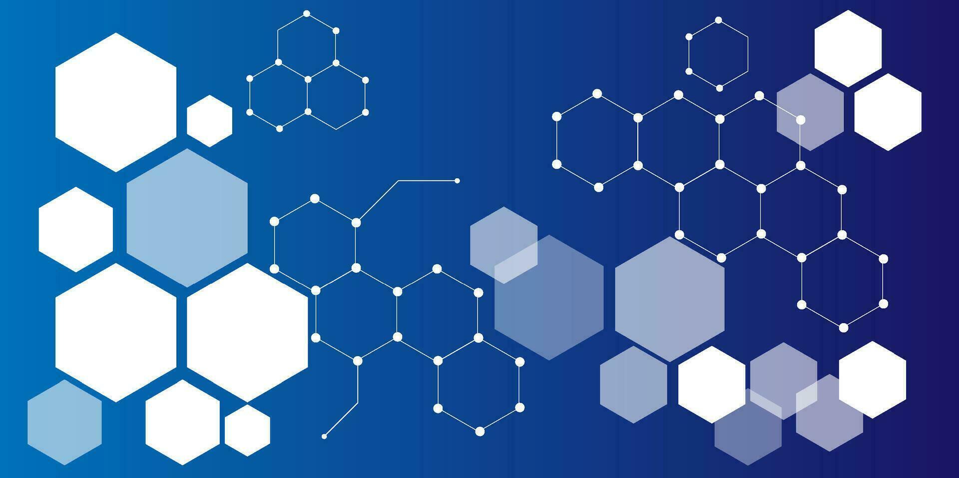 HUD Hexagon geometic outline board vector concept for future technology element background business screen