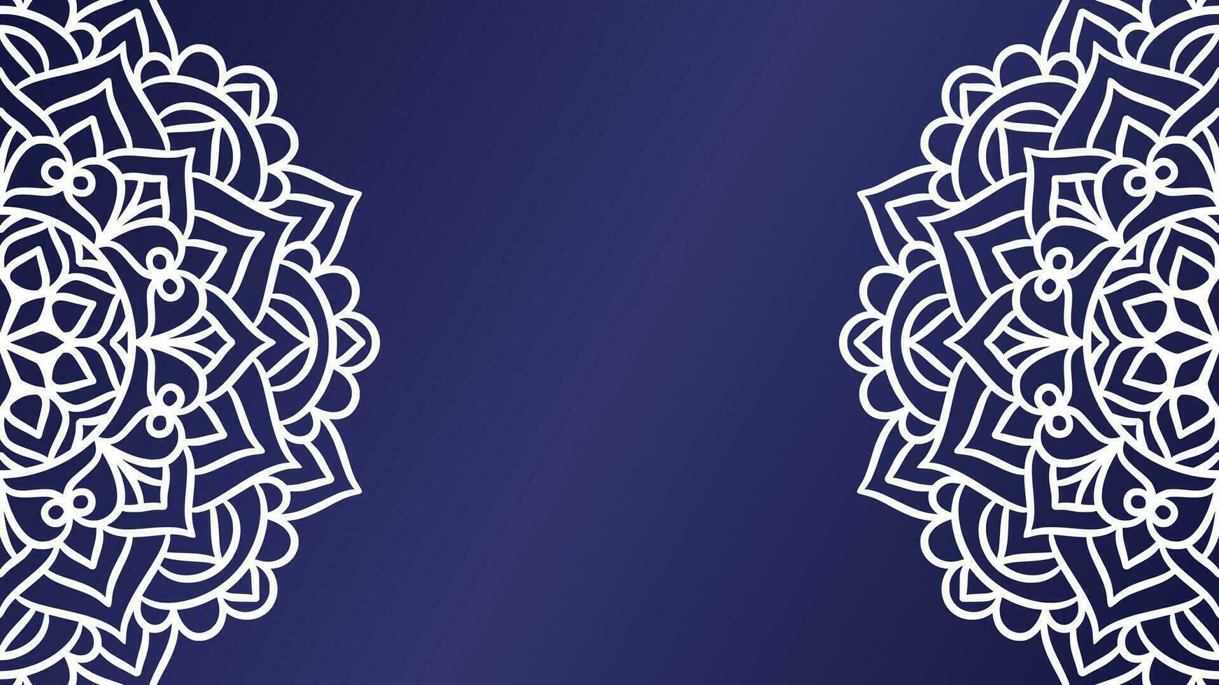 Mandala round ornament background template vector