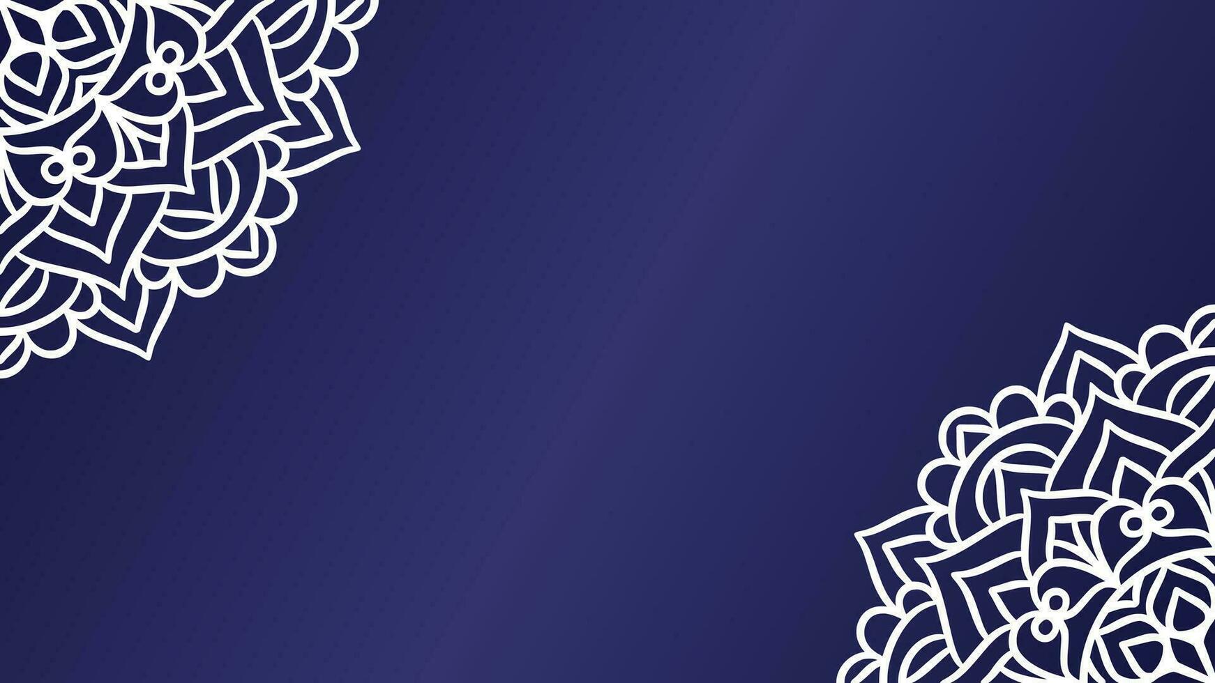 Mandala round ornament background template vector