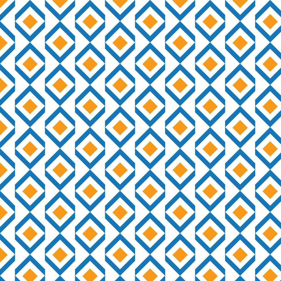 abstract geometric blue orange rectangle pattern, perfect for background, wallpaper. vector