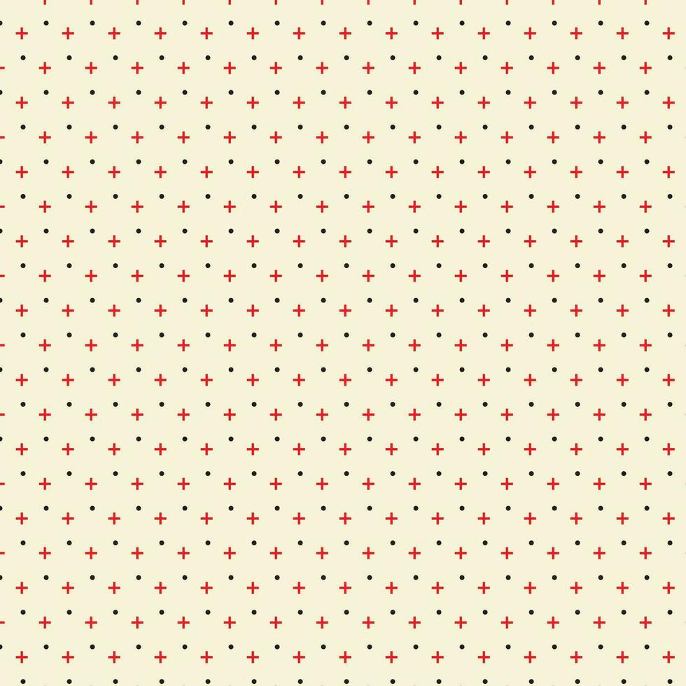 abstract geometric plus dot pattern, perfect for background, wallpaper vector