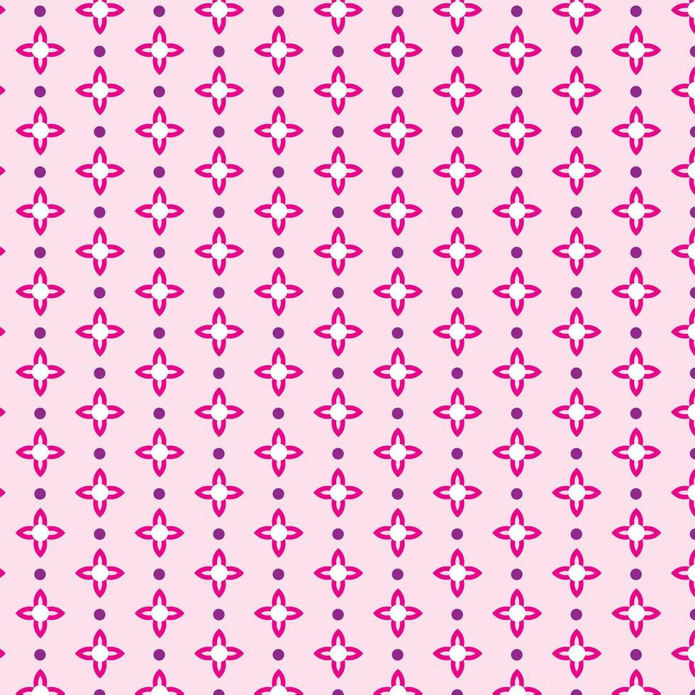 resumen geométrico rosado flor punto patrón, Perfecto para fondo, fondo de pantalla vector