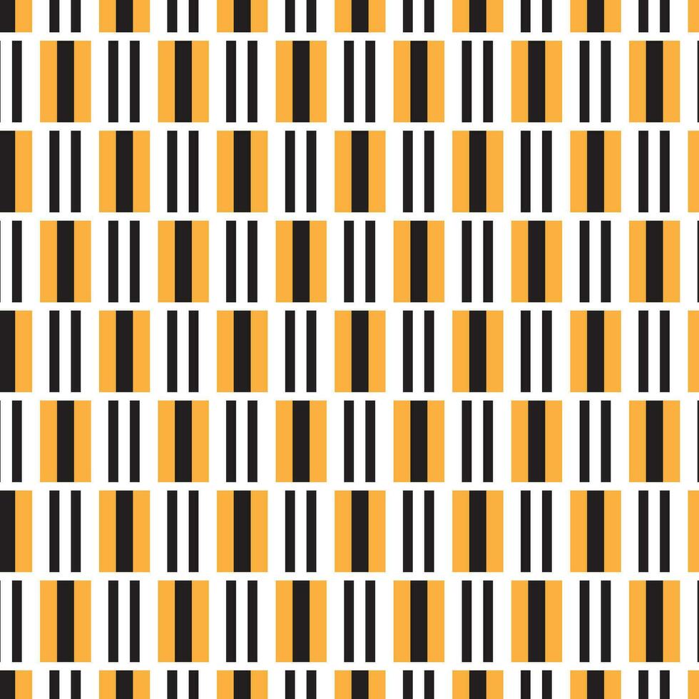 resumen geométrico negro amarillo doble línea patrón, Perfecto para fondo, fondo de pantalla vector
