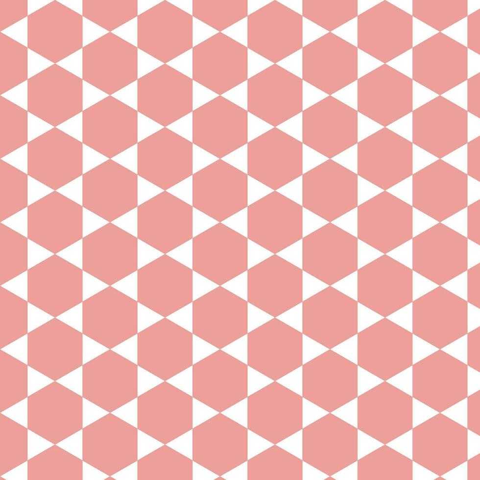 abstract geometric pink hexagon art pattern, perfect for background, wallpaper vector