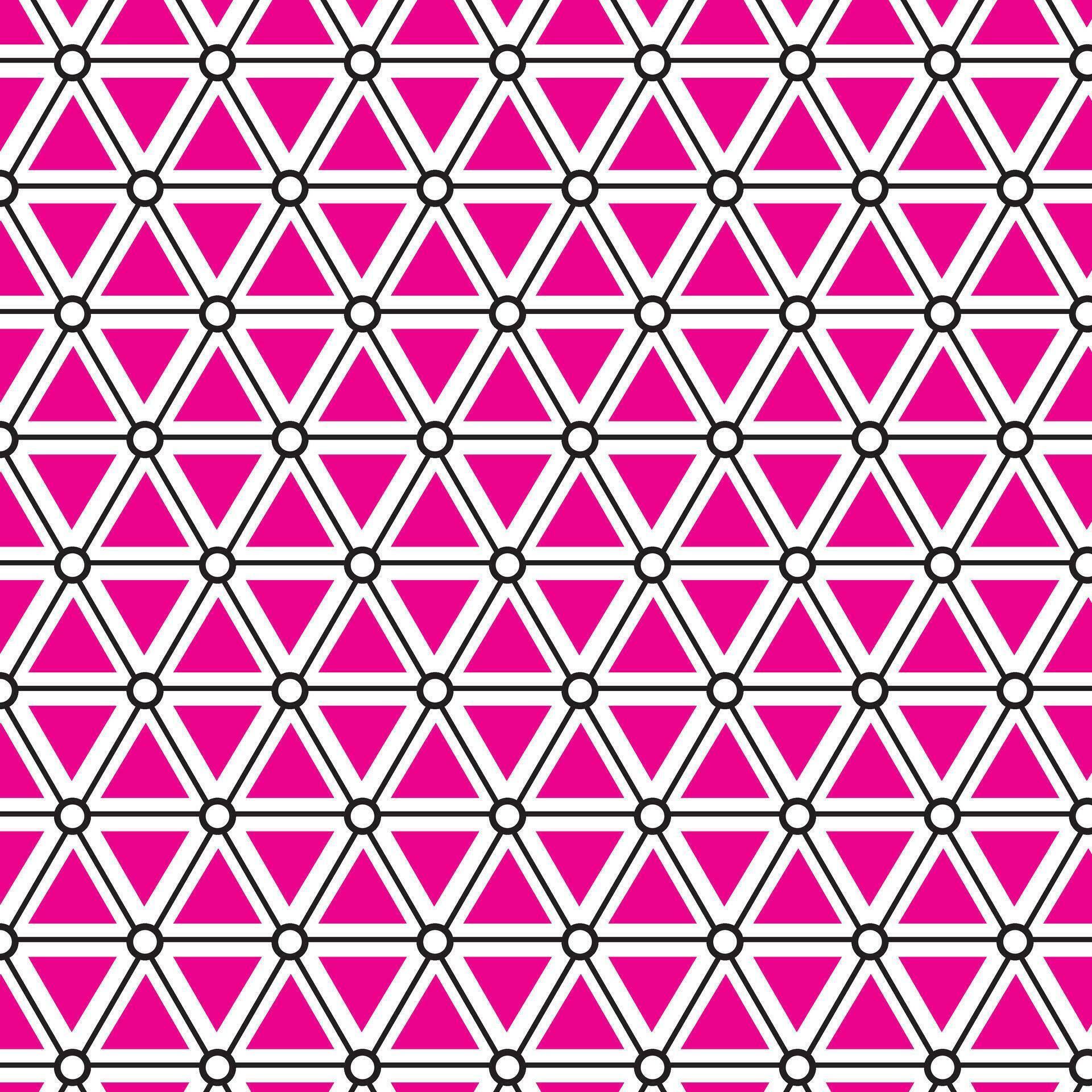 abstract geometric black pink triangle dot pattern, perfect for