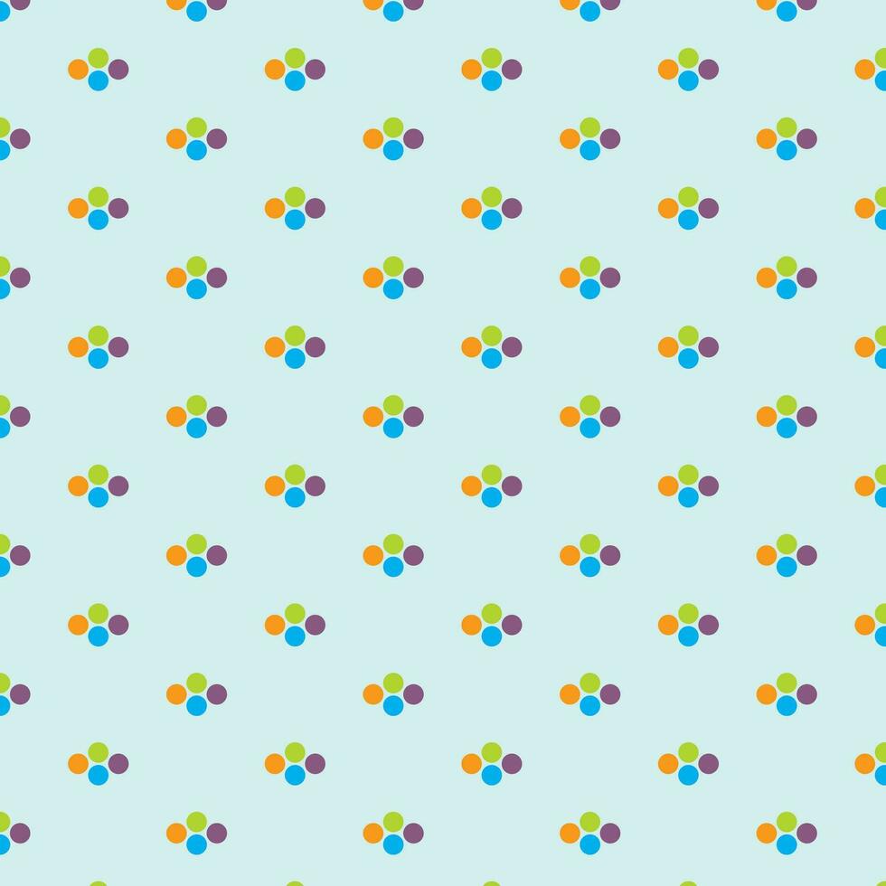 abstract geometric polka dot pattern with cyan background, perfect for background, wallpaper vector