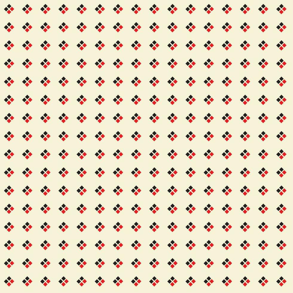 abstract geometric black red rectangle pattern with cream background, perfect for background, wallpaper vector