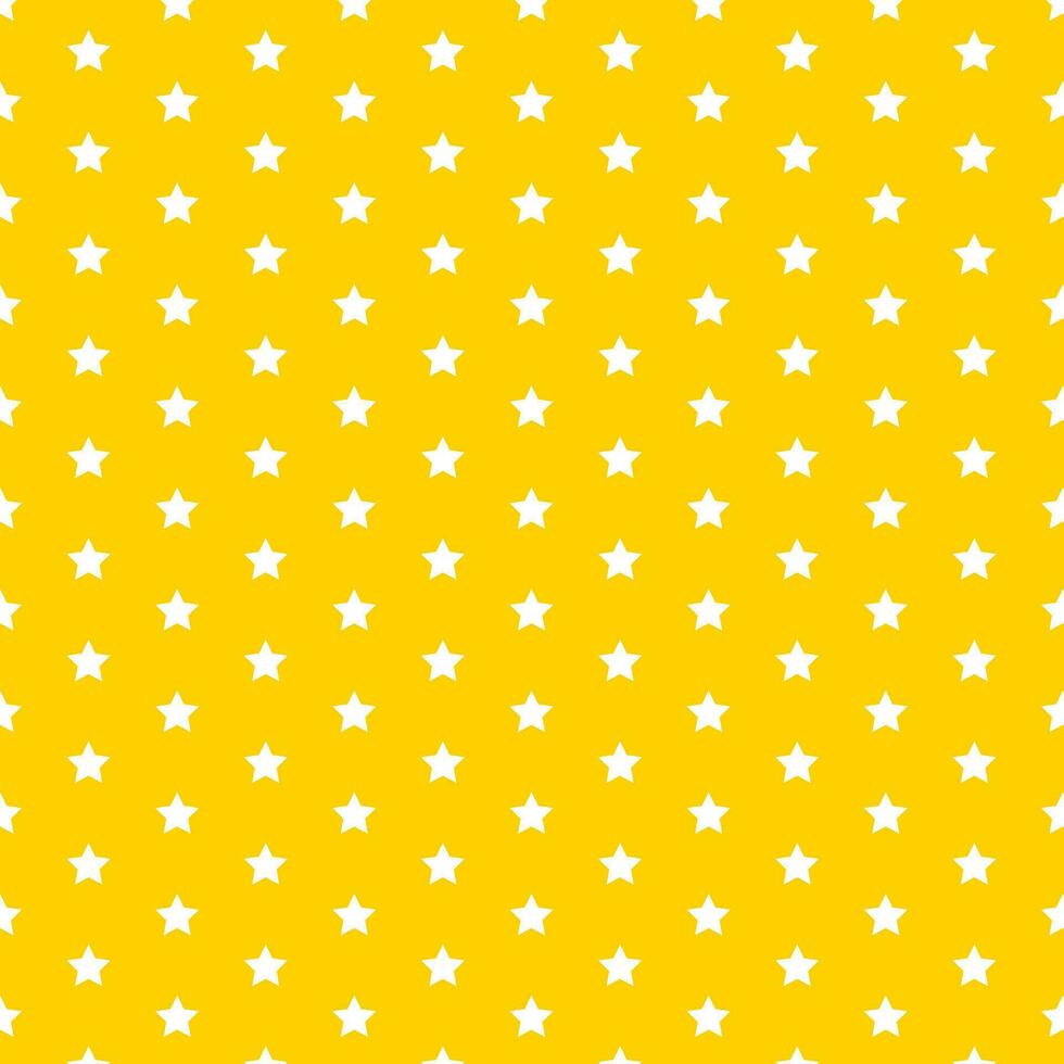 abstract white star pattern with yellow backgroun, perfect for background, wallpaper vector