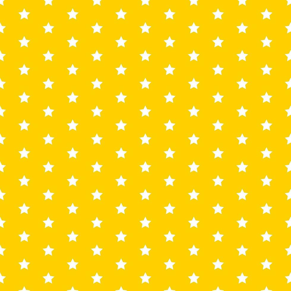 abstract white star pattern with yellow backgroun, perfect for background, wallpaper vector