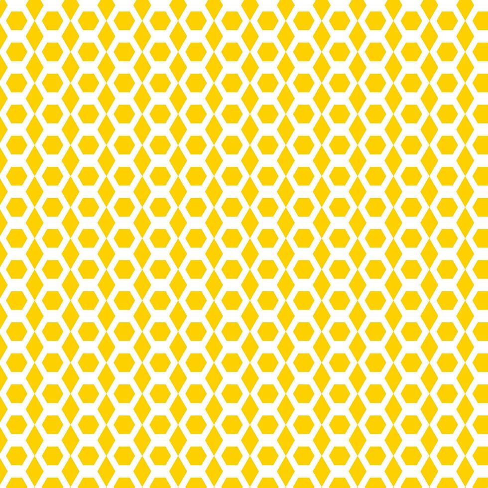abstract white hexagon pattern art with yellow backgroun, perfect for background, wallpaper vector