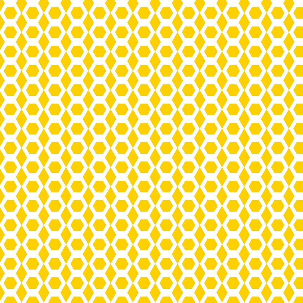 abstract white hexagon pattern art with yellow backgroun, perfect for background, wallpaper vector