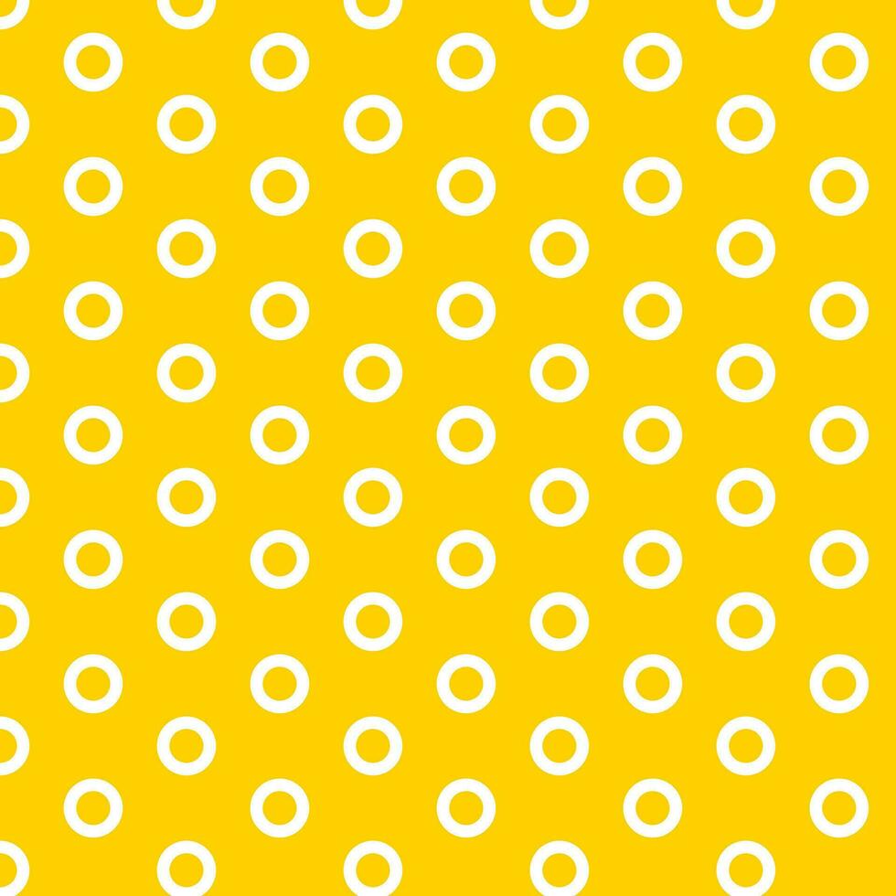 resumen blanco amarillo punto modelo con amarillo fondo, Perfecto para fondo, fondo de pantalla vector
