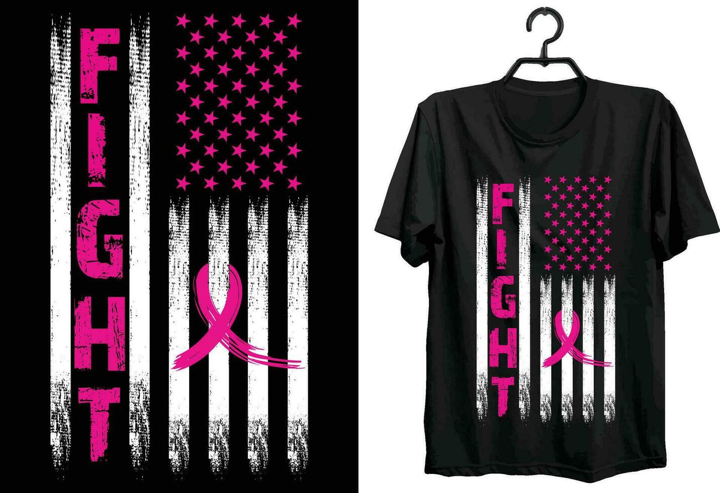 Breast Cancer T-shirt Design. World Breast Cancer Day t-shirt design. custom, Typography And Vector t-shirt design.