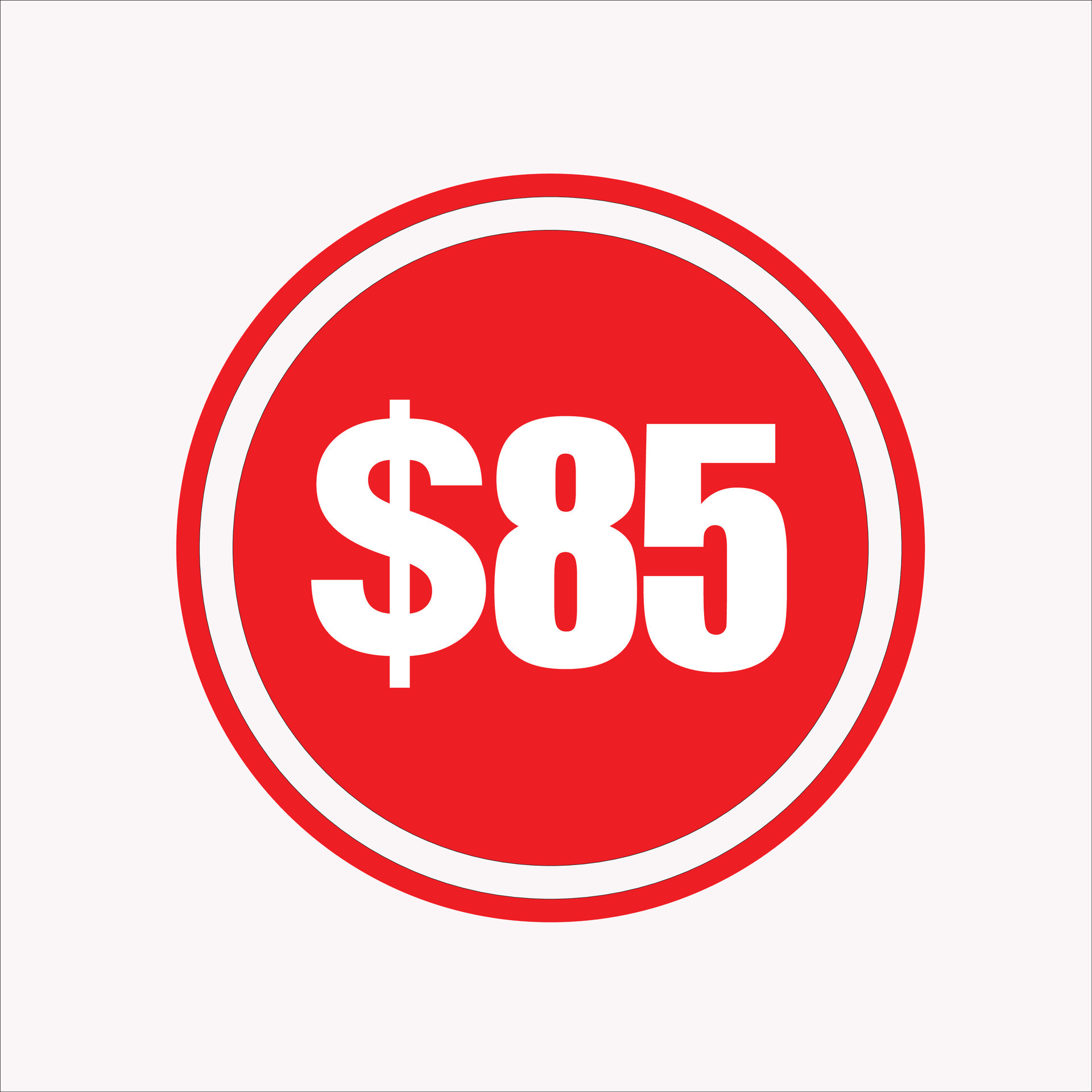 85 Dollar Price Symbol Background Illustration Number With Dollar Sign 