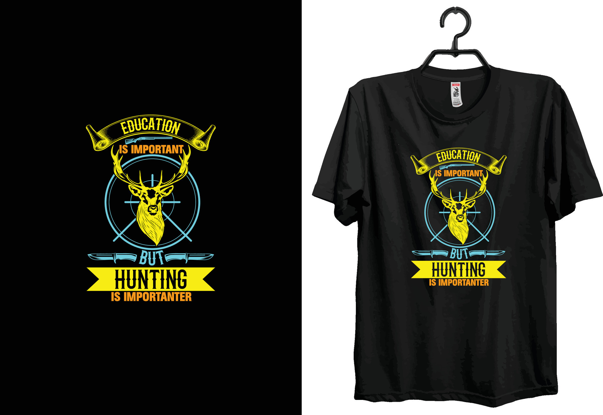 Hunting t shirt design, vector typography t-shirt design. Perfect for ...