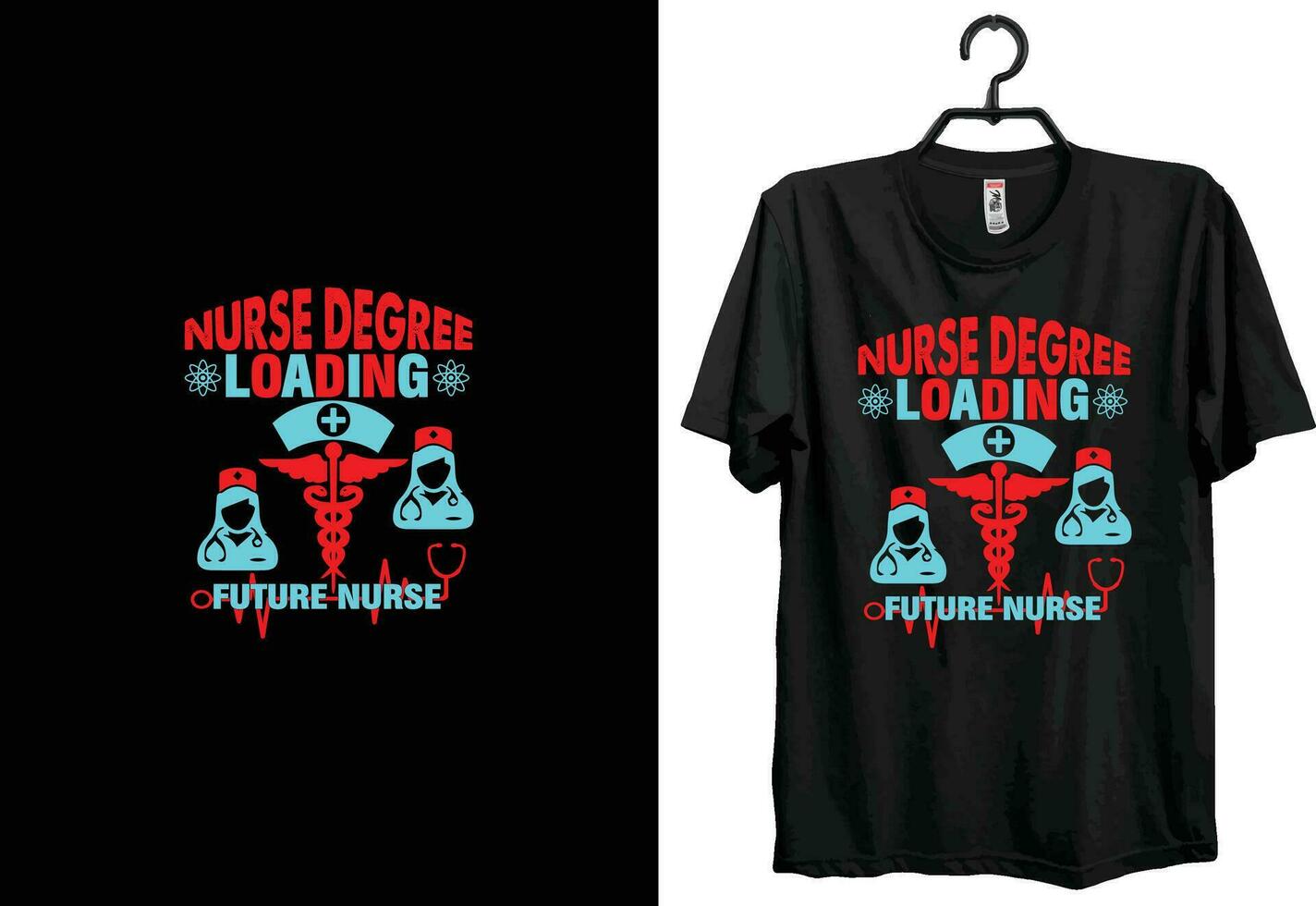 enfermero camiseta diseño. tipografía, costumbre, vector camiseta diseño. mundo enfermería día camiseta diseño