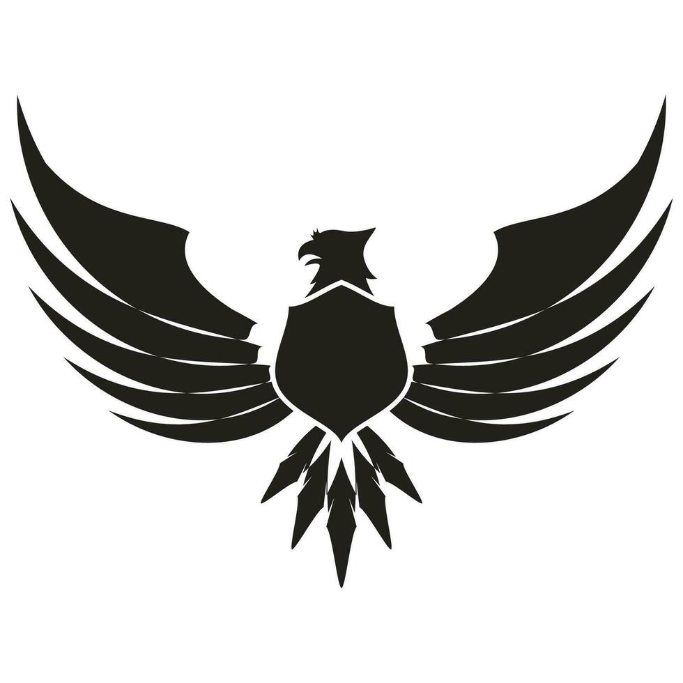 Eagle wings logo vector