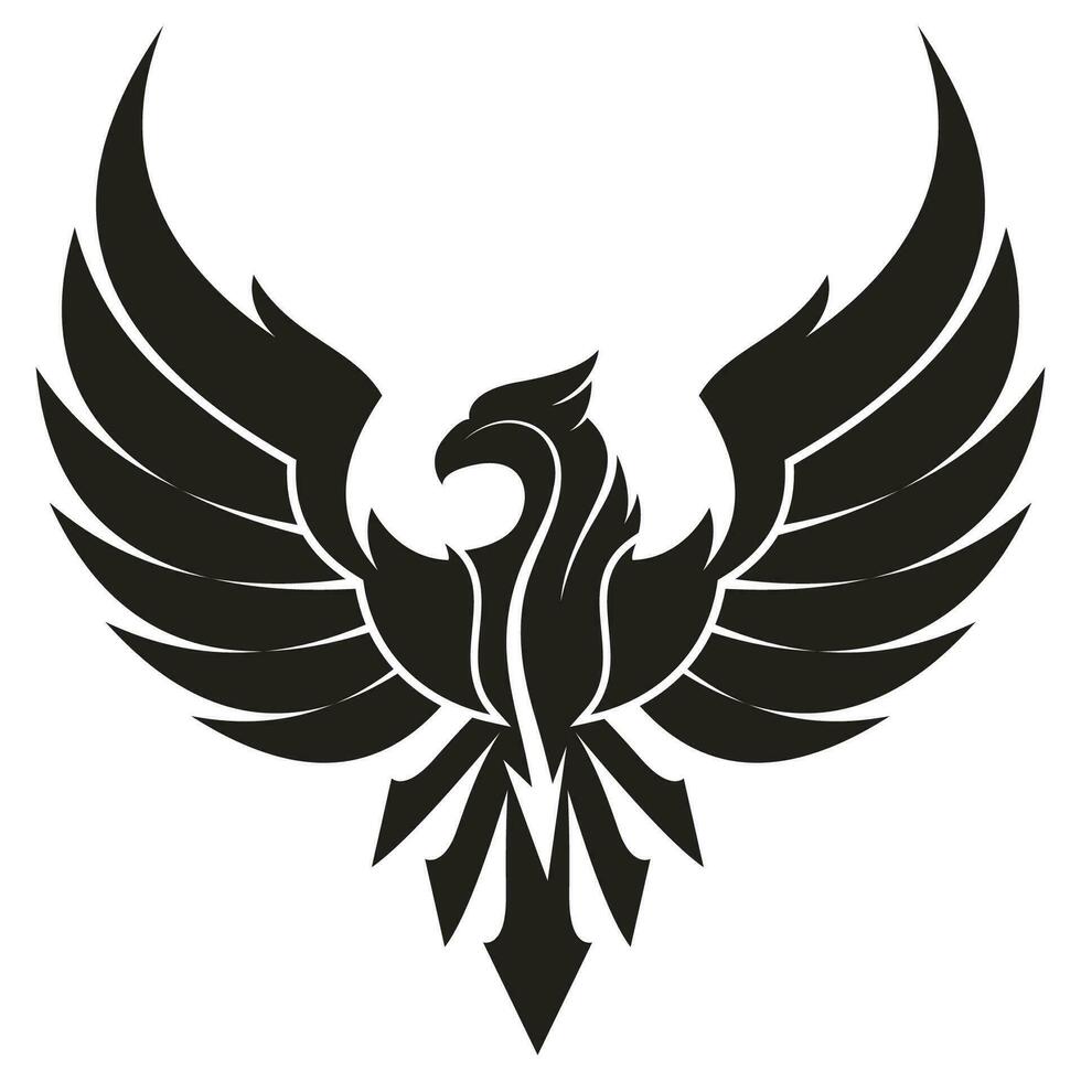 Eagle wings logo vector