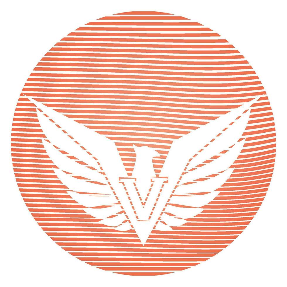 Eagle wings logo vector