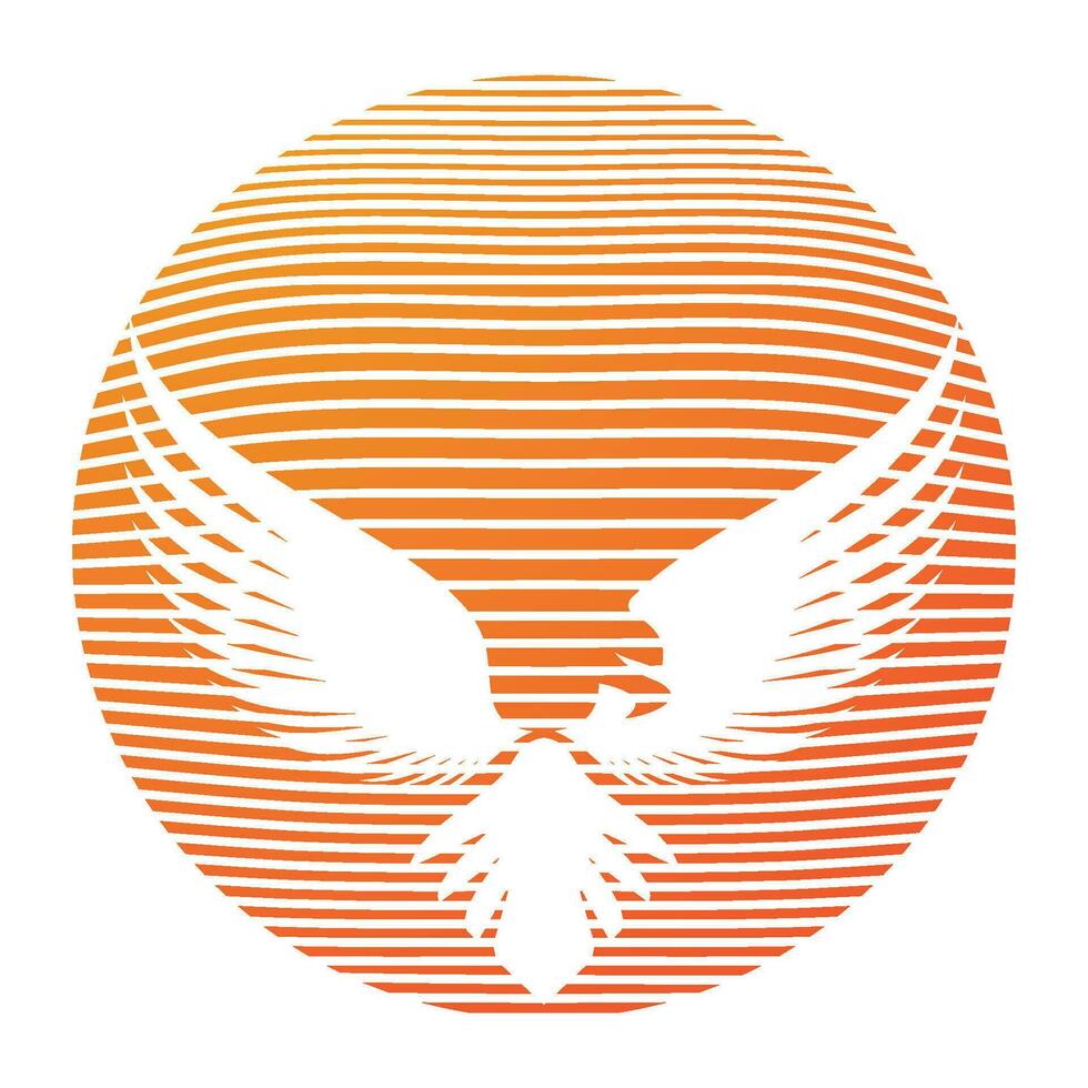 Eagle wings logo vector