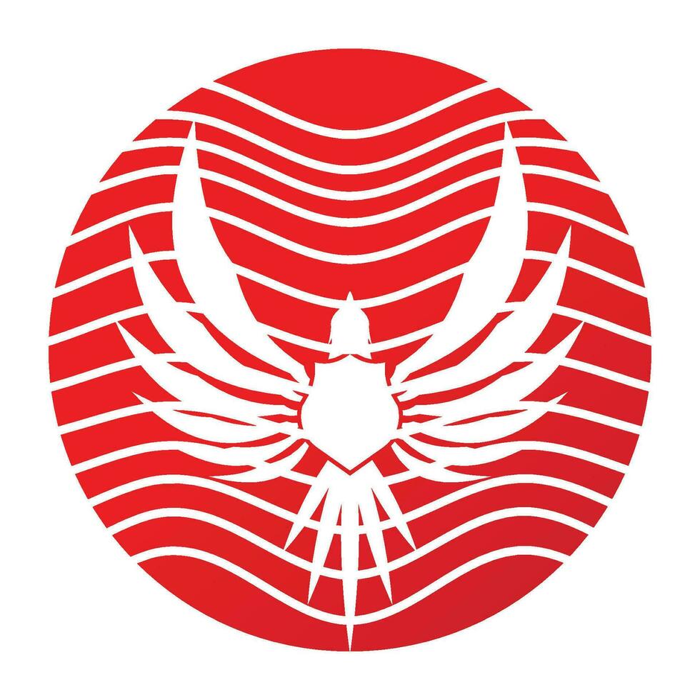 Eagle wings logo vector
