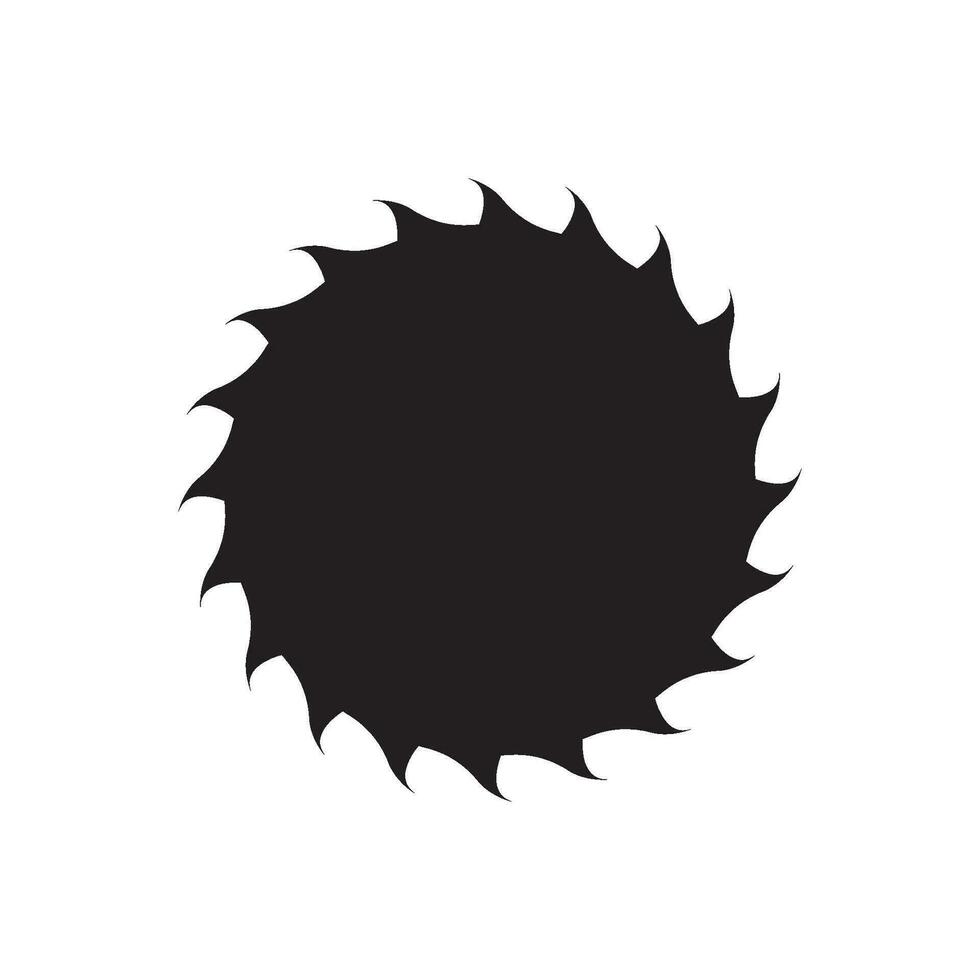 saw blade icon vector