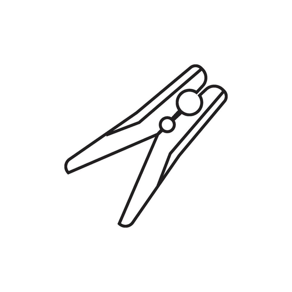 cloth pin vector