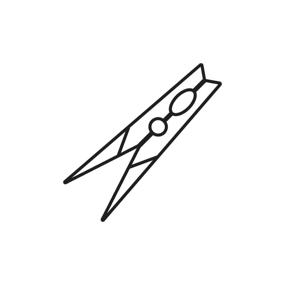cloth pin vector