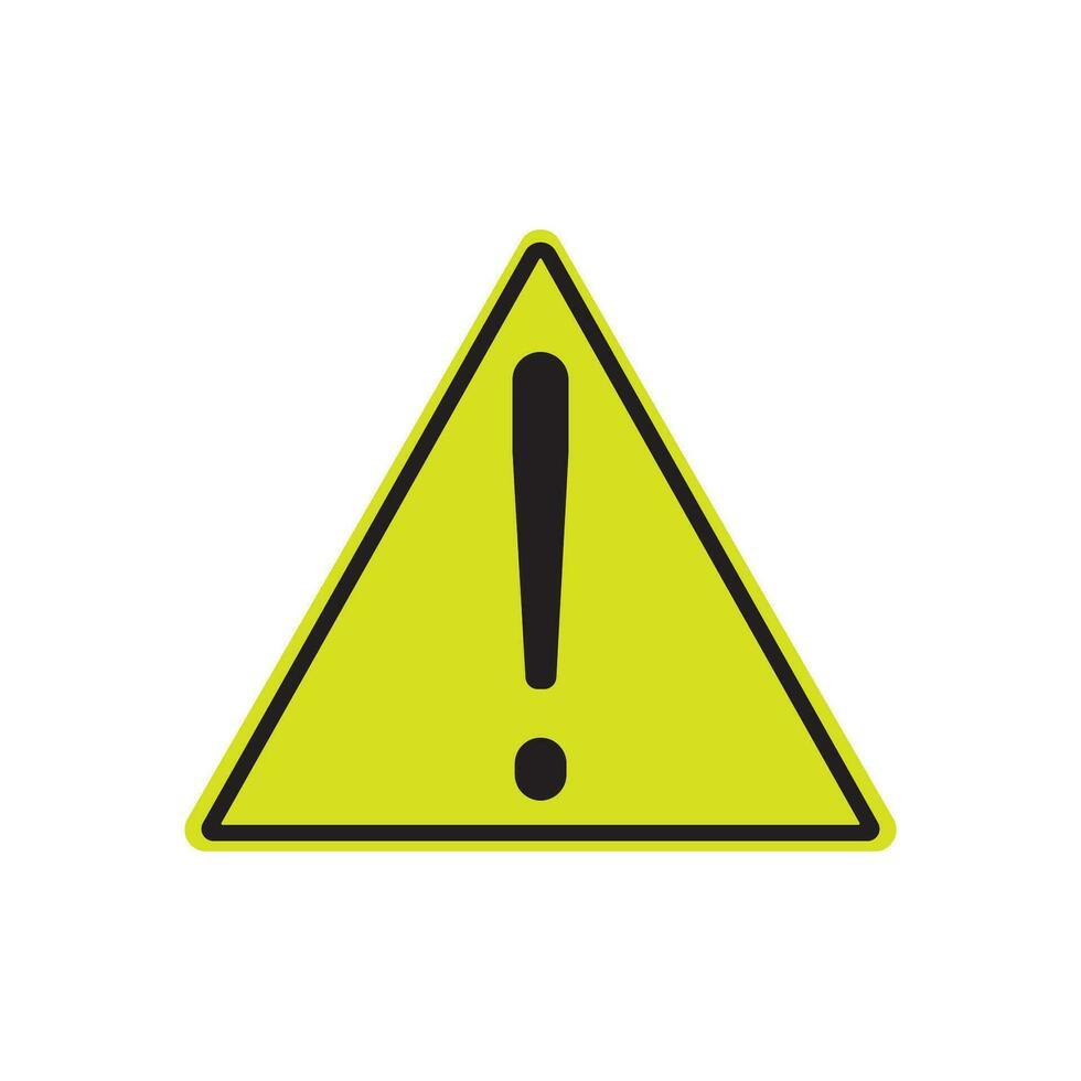 exclamation mark icon vector