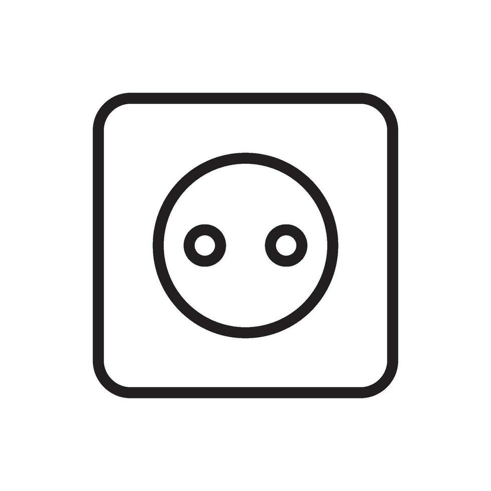 socket icon vector 27134017 Vector Art at Vecteezy