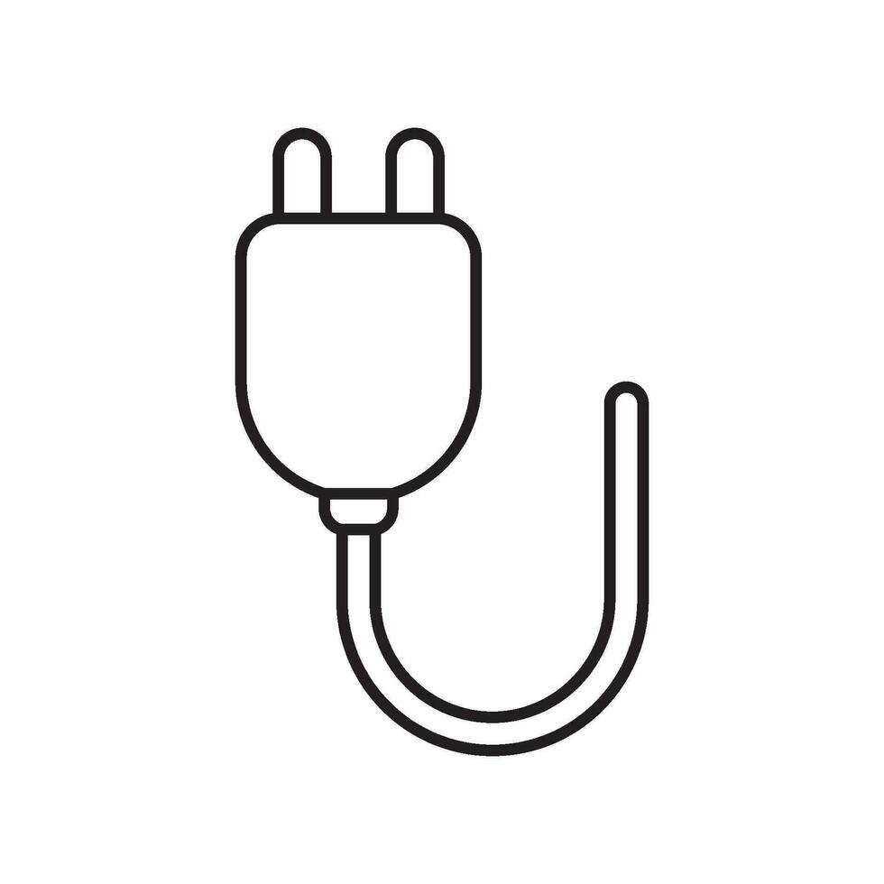 plug socket icon vector