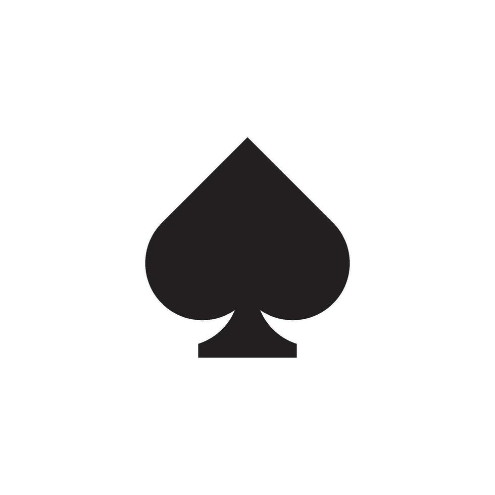 gambling card icon vector