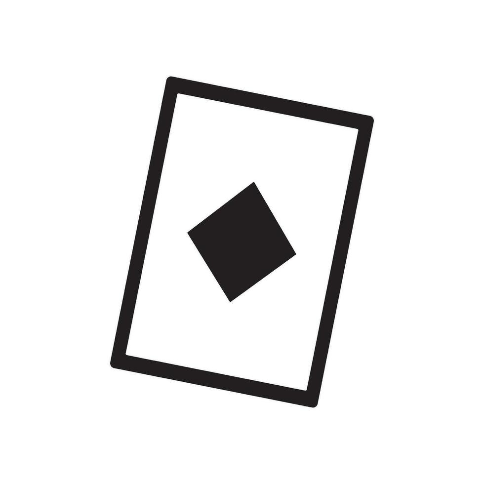 gambling card icon vector
