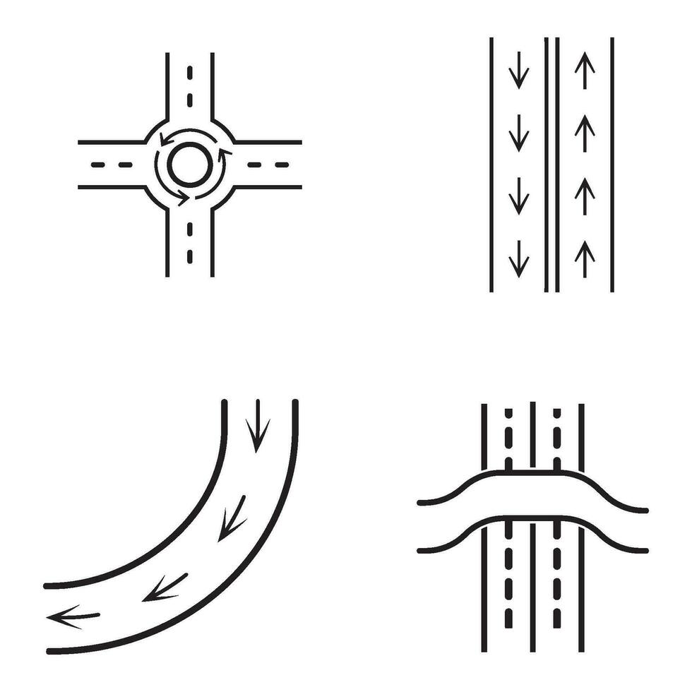 road icon vector