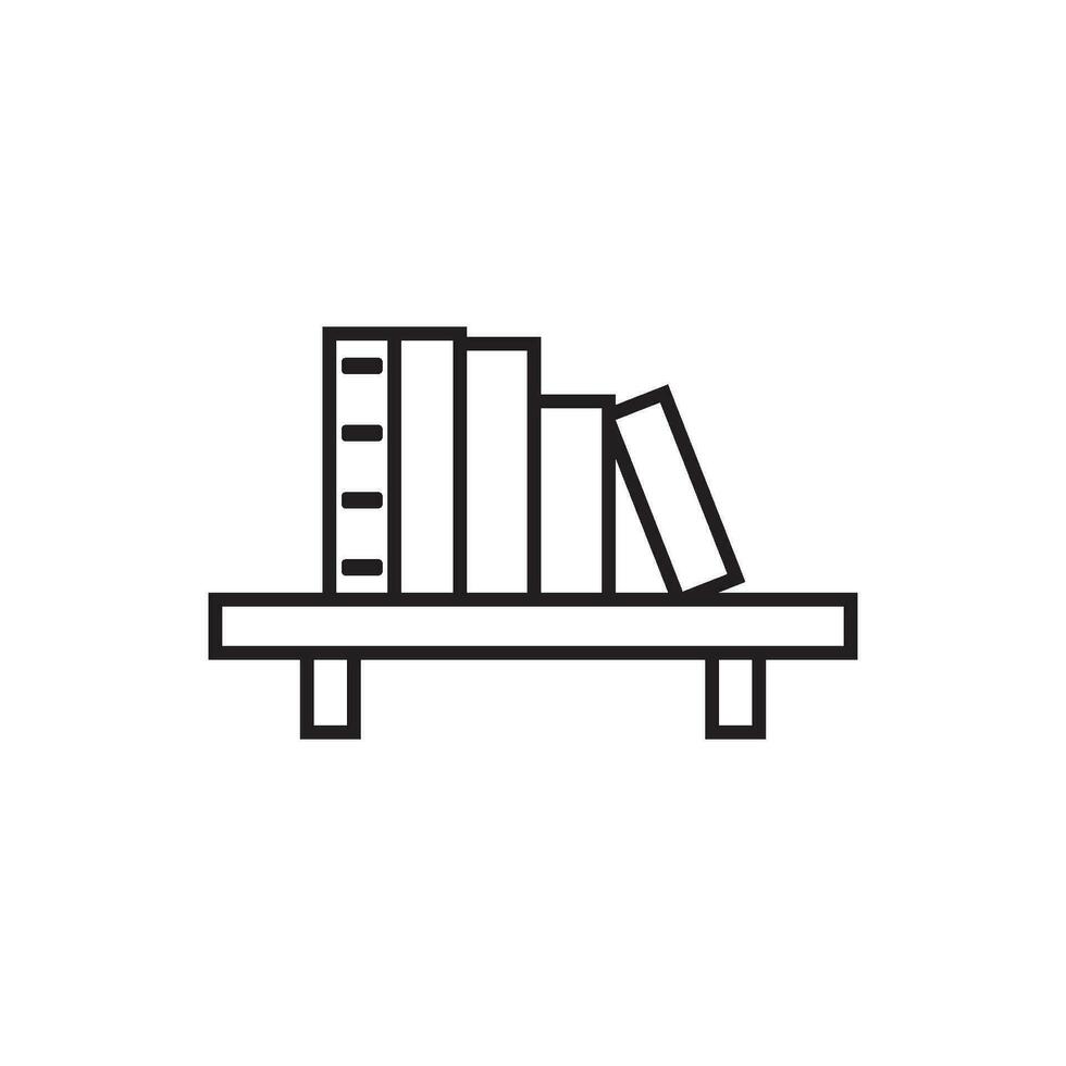 bookshelf icon vector 27134139 Vector Art at Vecteezy