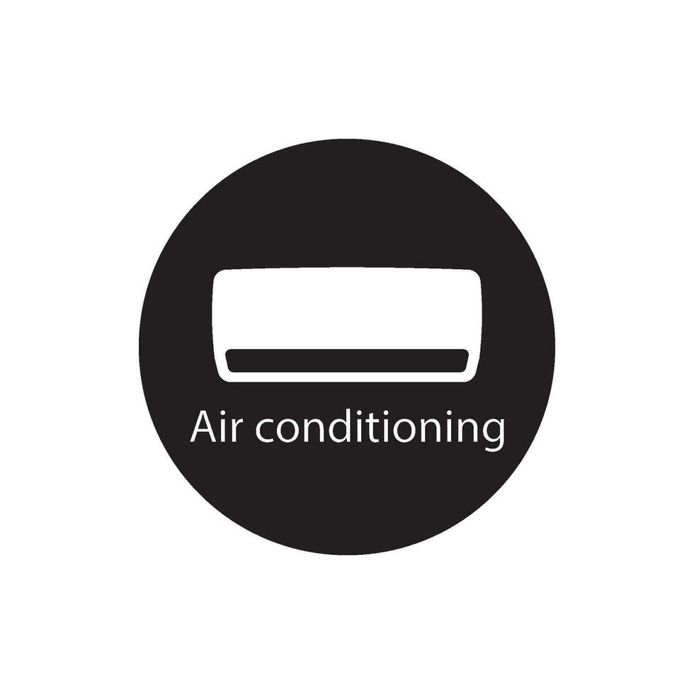 air conditioning icon vector