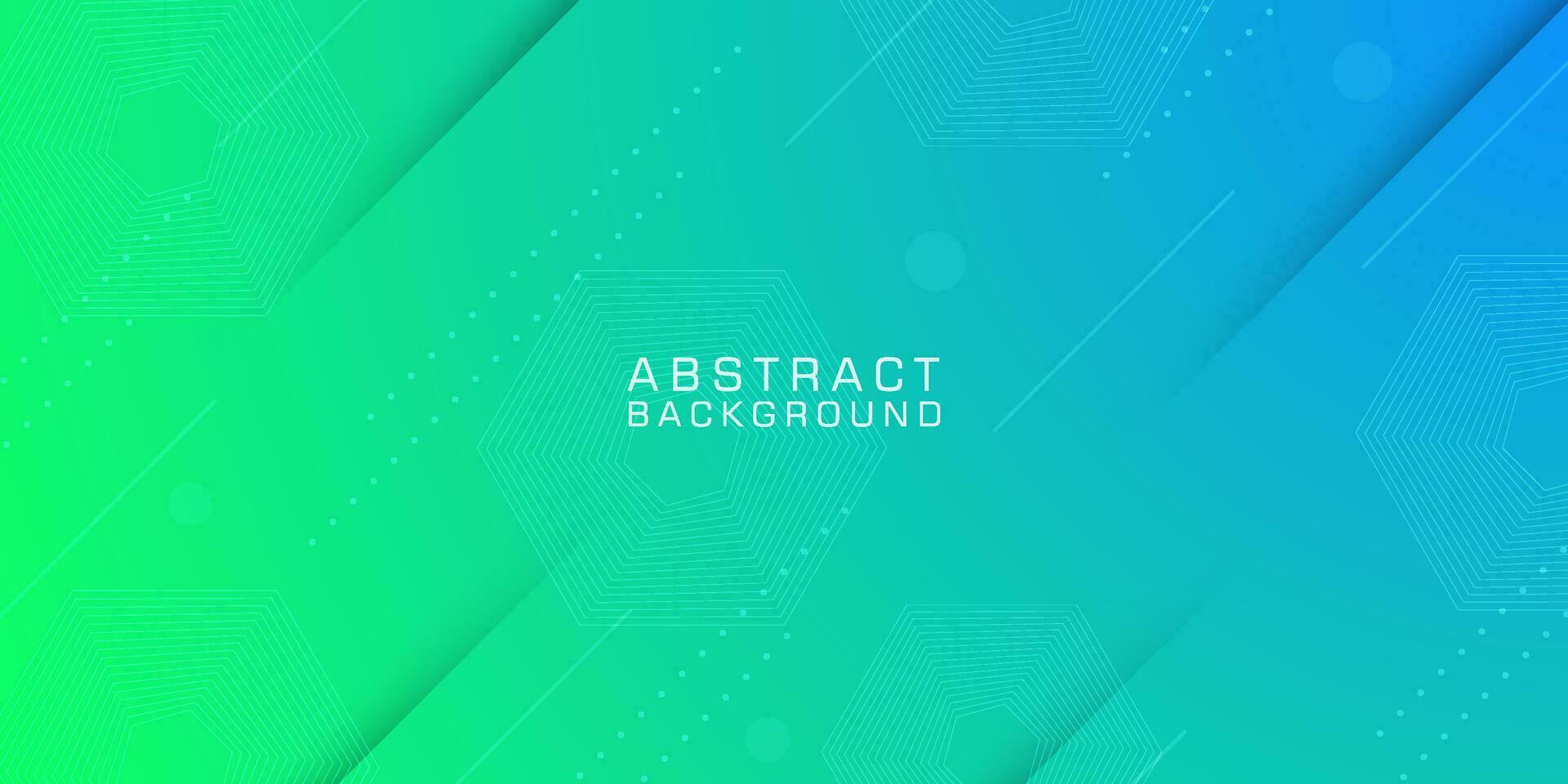 Minimal abstract bright blue and green gradient illustration background with simple geometric pattern. Modern and cool design. Eps10 vector