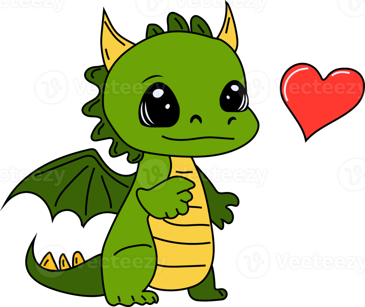valores ilustración aislado emoji personaje dibujos animados verde continuar dinosaurio acostado con corazón, enamorado pegatina png
