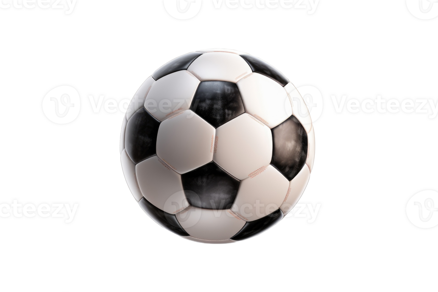 Soccer ball isolated on white background. png