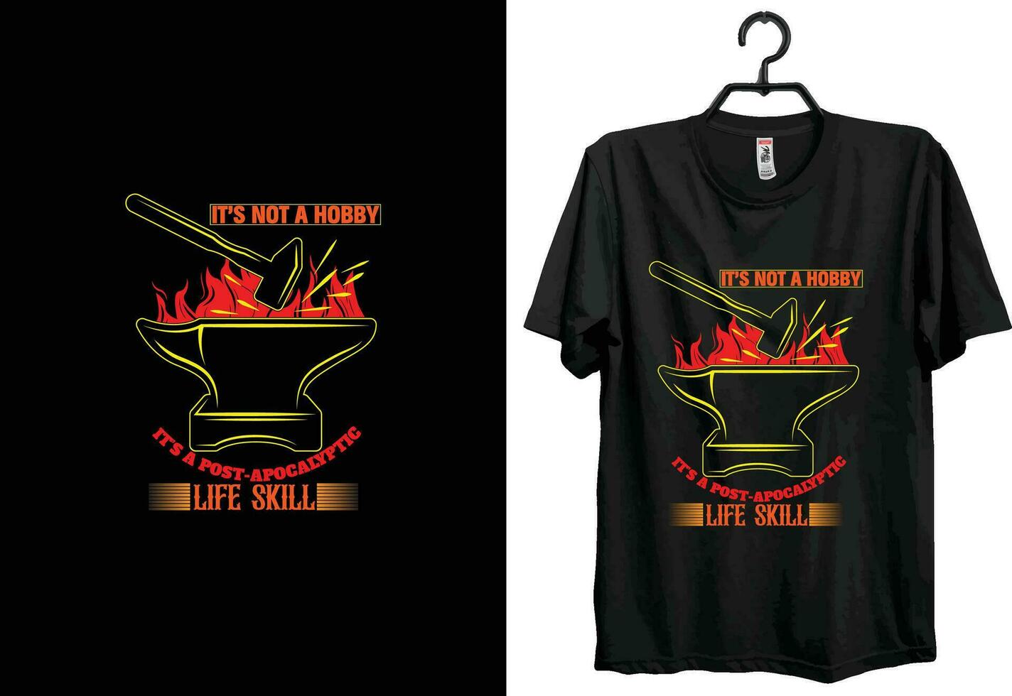 Blacksmith t-shirt design. Typography, Custom, Vector t-shirt design. Funny blacksmith t-shirt design