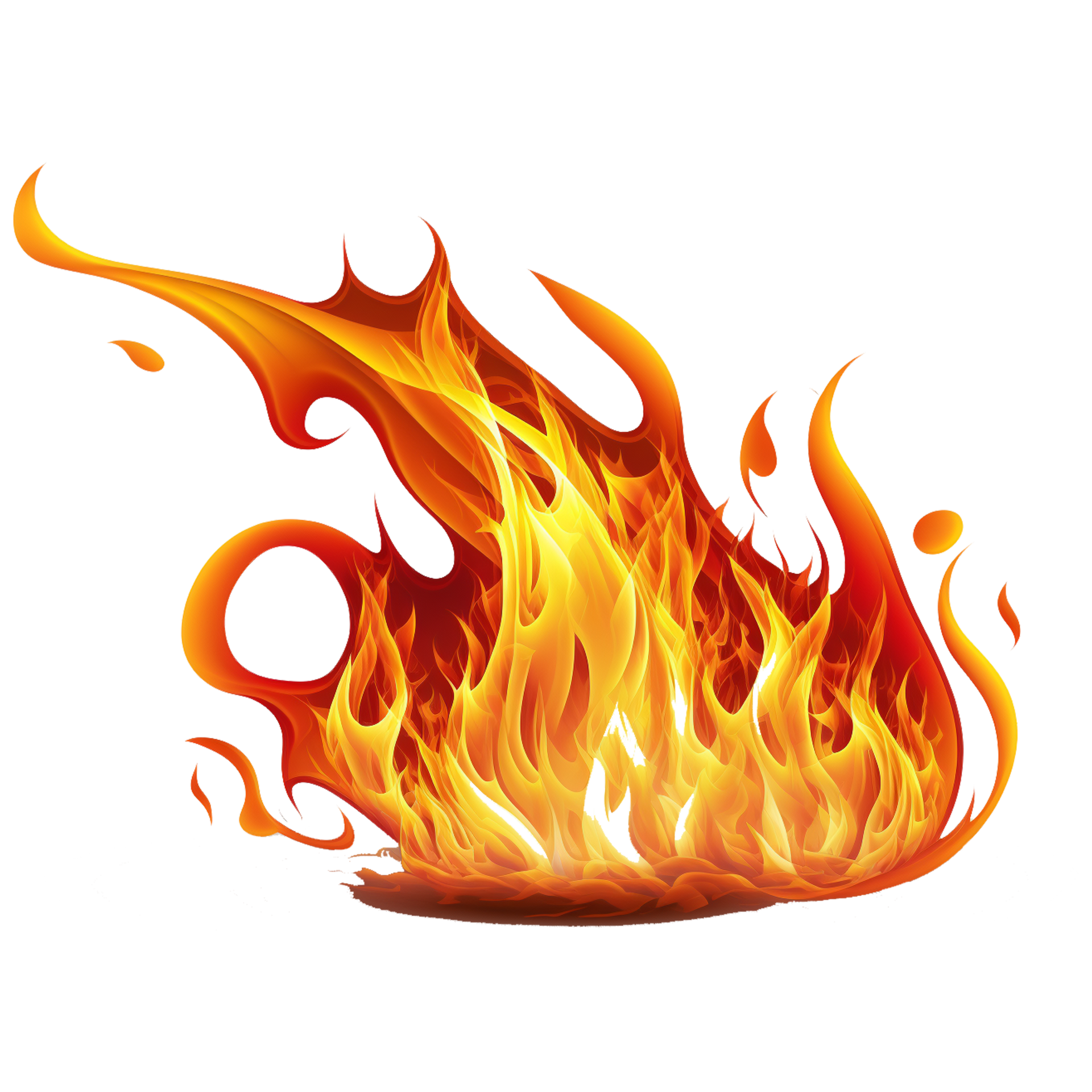 Free vector a fire ai generated 27136546 PNG