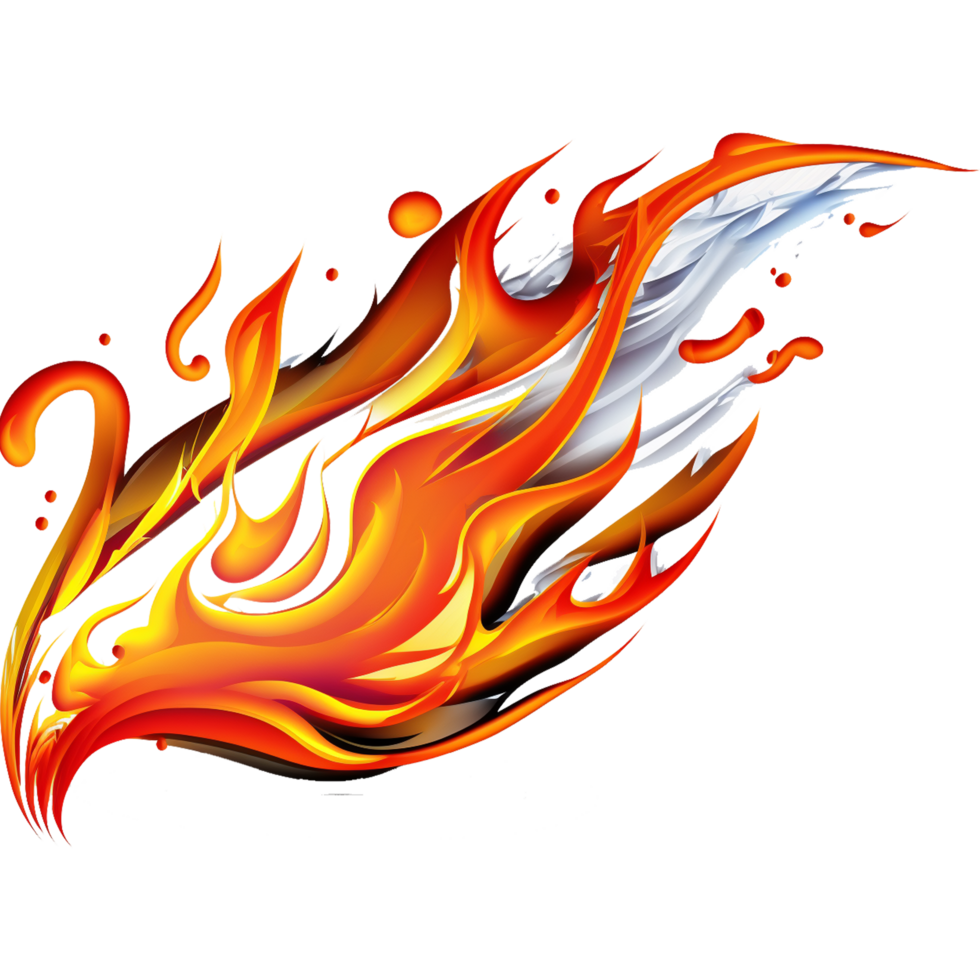 Free vector a fire ai generated 27136546 PNG