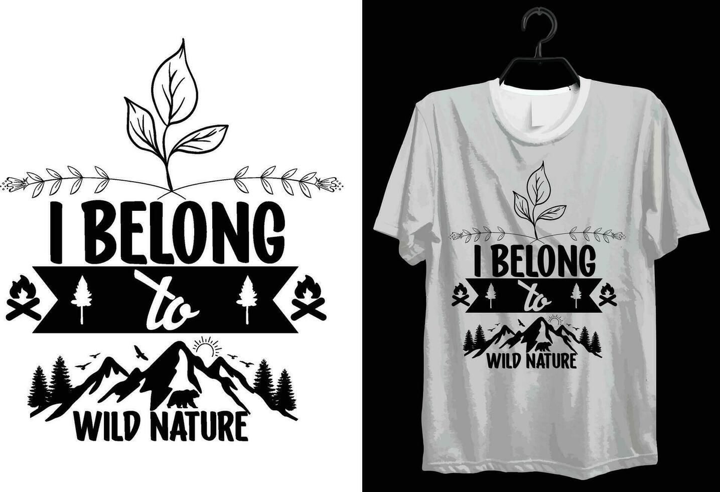 Camping T-shirt Design. Funny Gift Camping T-shirt Design For Camp Lovers. Typography, Custom, Vector t-shirt design. World All Camper T-shirt Design For Adventure.