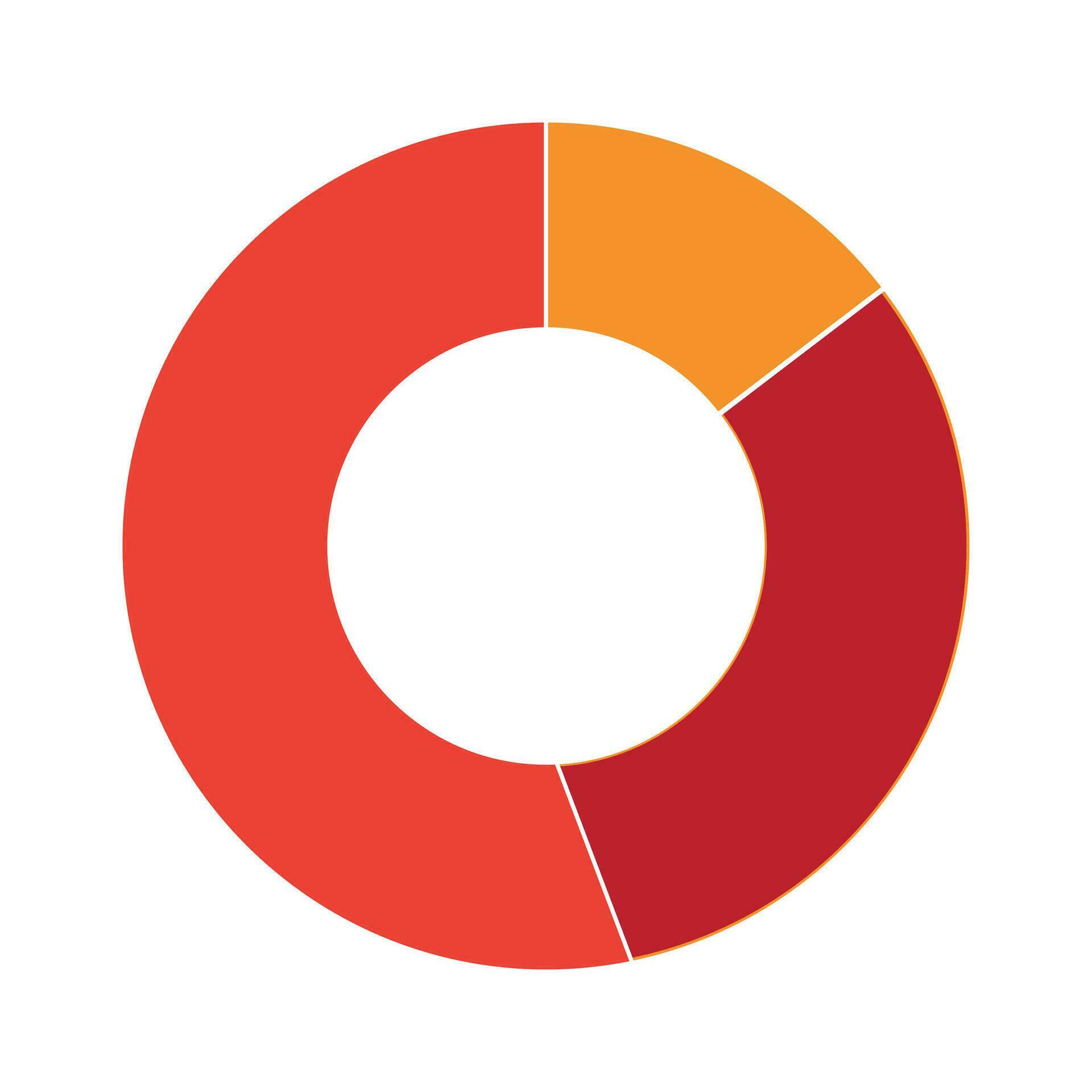 Circular diagrams flat design Donut chart template vector illustration