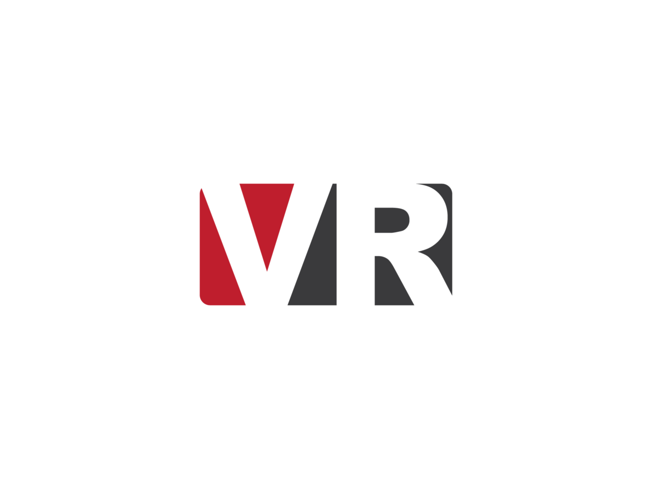 Platz gestalten vr png Logo Symbol, minimalistisch vr Logo Symbol Vektor