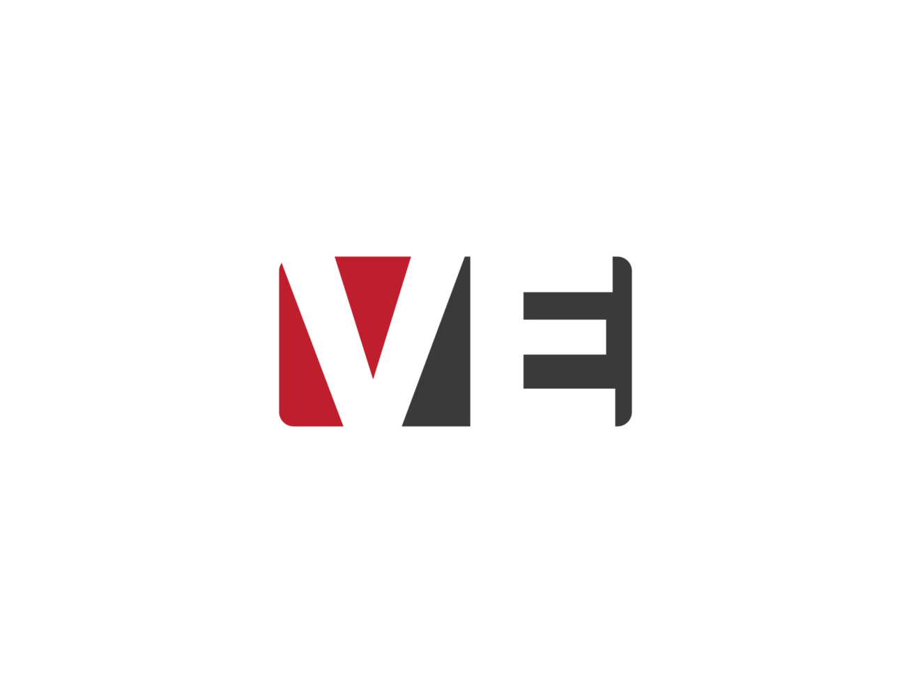 Square Shape Ve Png Logo Icon, Minimalist VE Logo Icon Vector