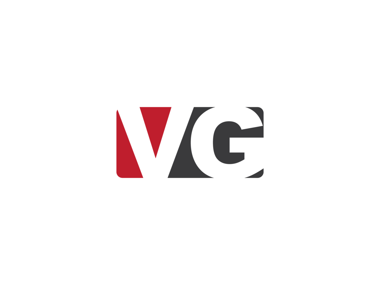 Simple Square Shape Vg Png Logo Icon, Minimalist VG Logo Icon Vector