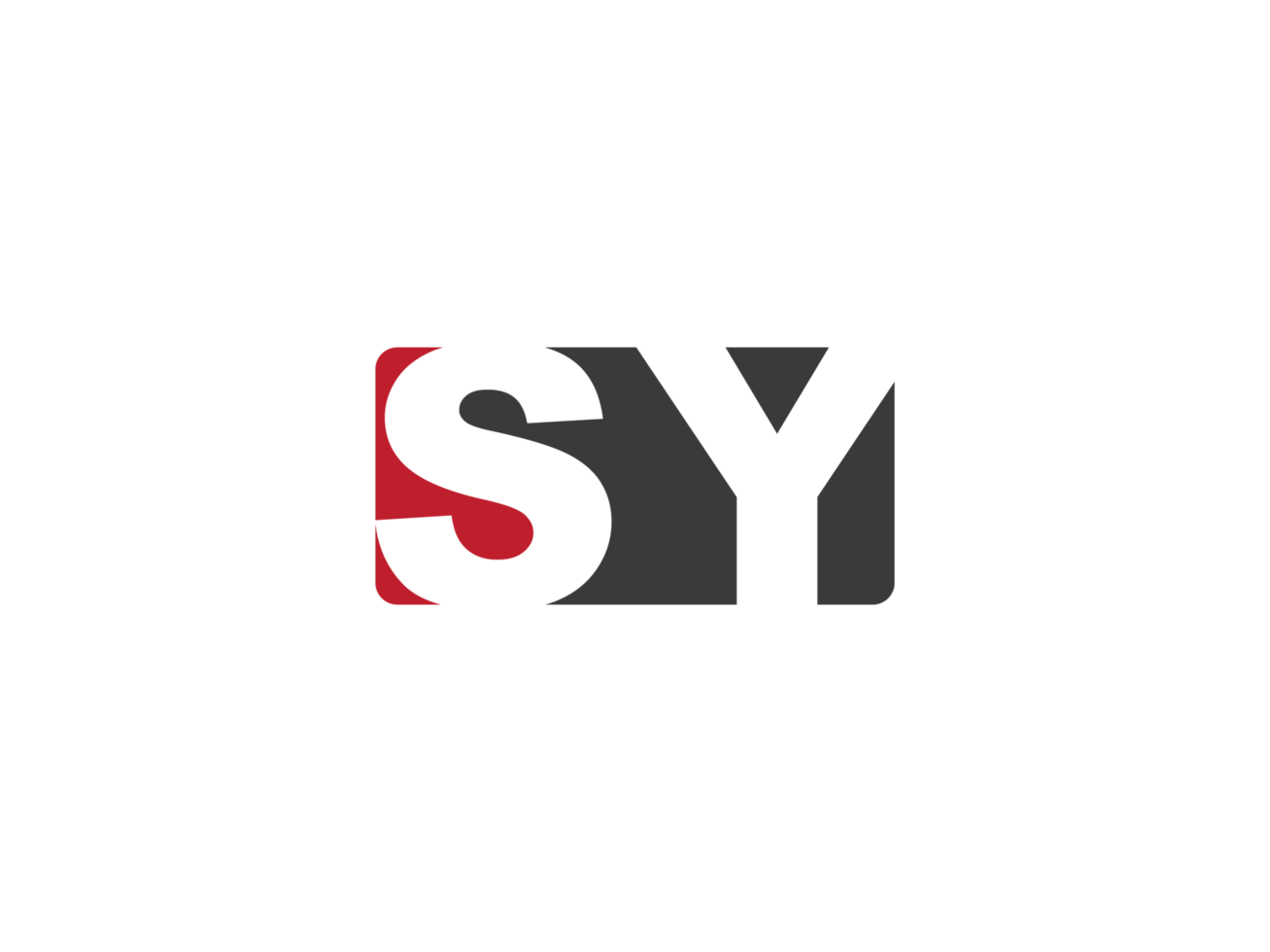 Alphabet Square Sy Logo Image, Creative Shape SY Logo Icon Vector png