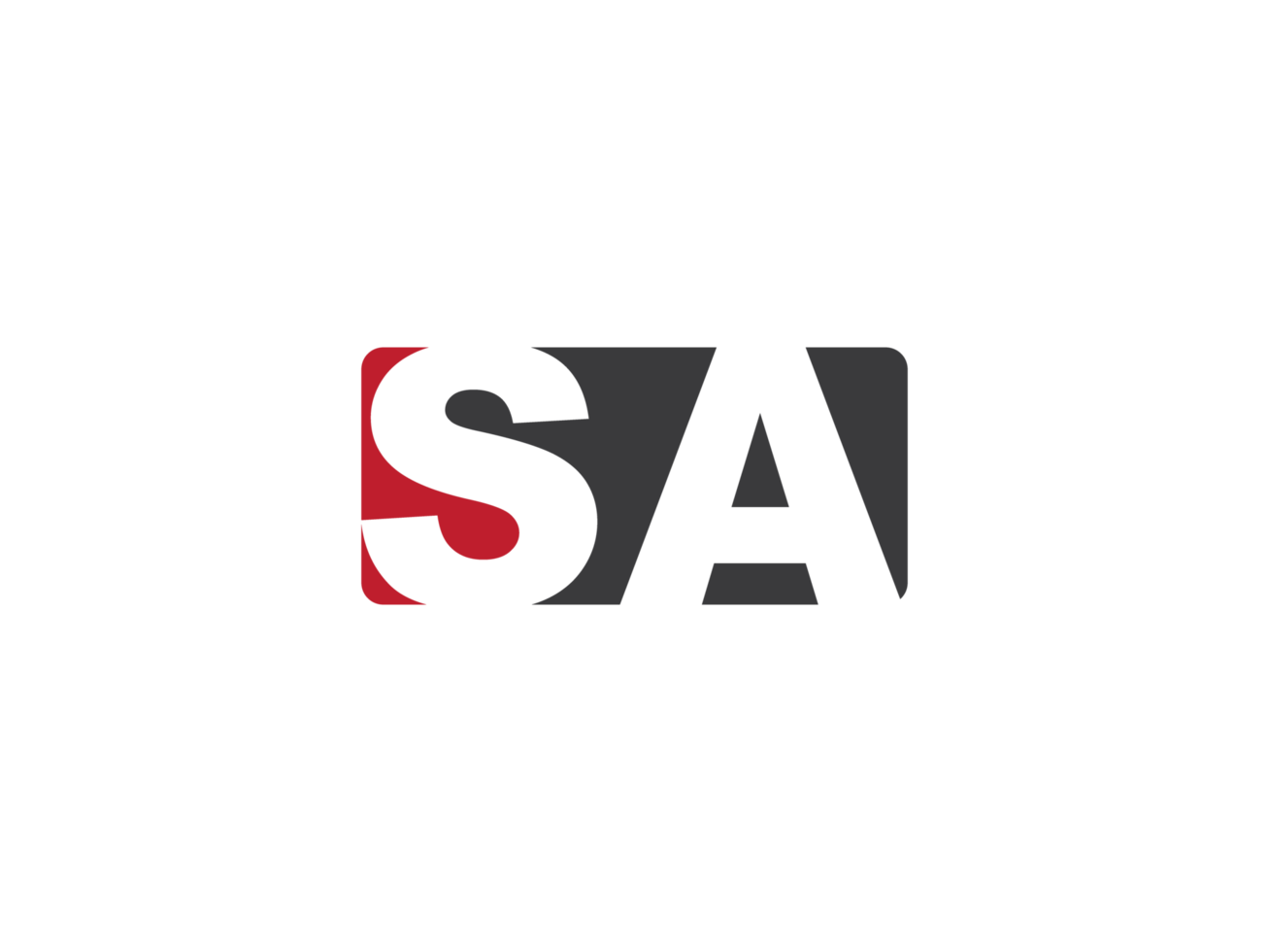 Alphabet Square Sa Logo Image, Creative Shape SA Logo Icon Vector png