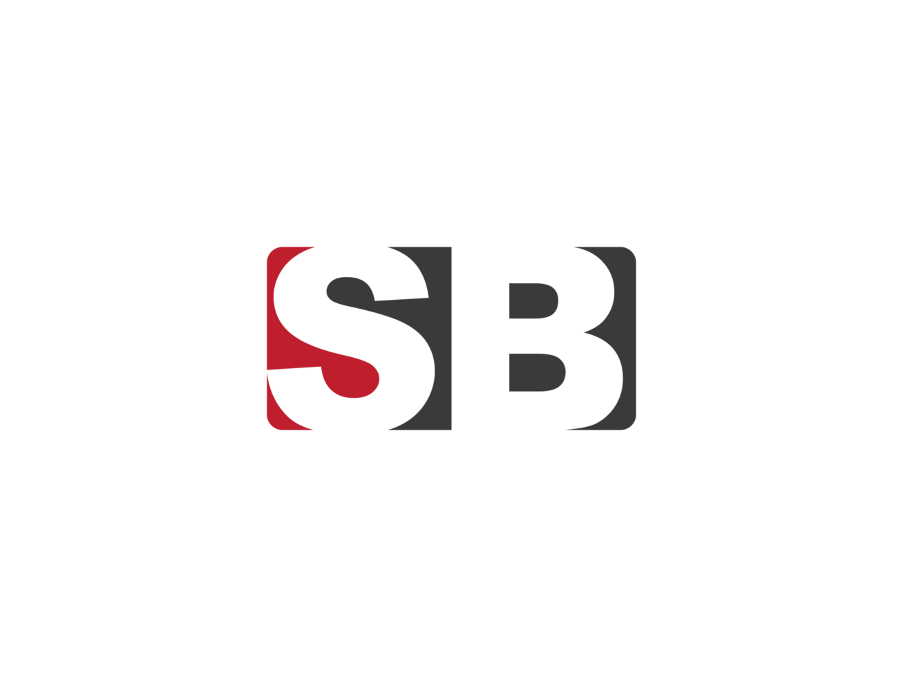 alfabet fyrkant sb logotyp bild, kreativ form sb logotyp ikon vektor png